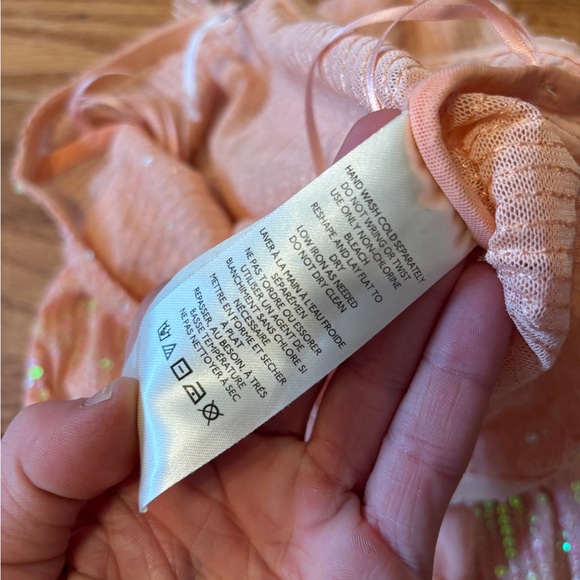 Pink Iridescent Ruffle Skirt - Picture 7 of 8